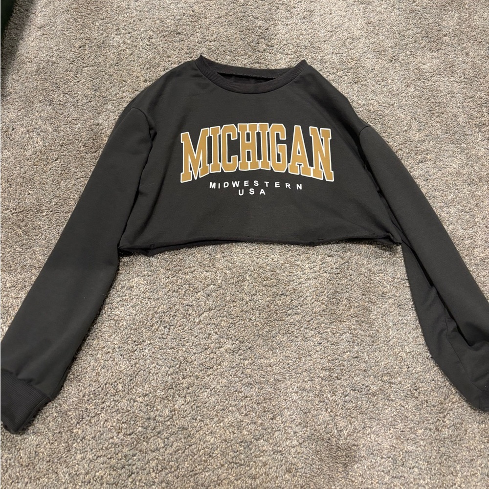 shein cropped sweatshirt